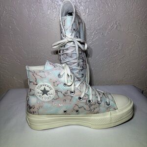 Women's Converse Chuck Taylor All Star Lift Platform High 'Marble” Size 8